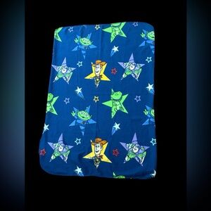 Disney Blue and Red Star Pattern Blanket